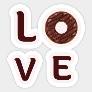 Love Dounts Sticker